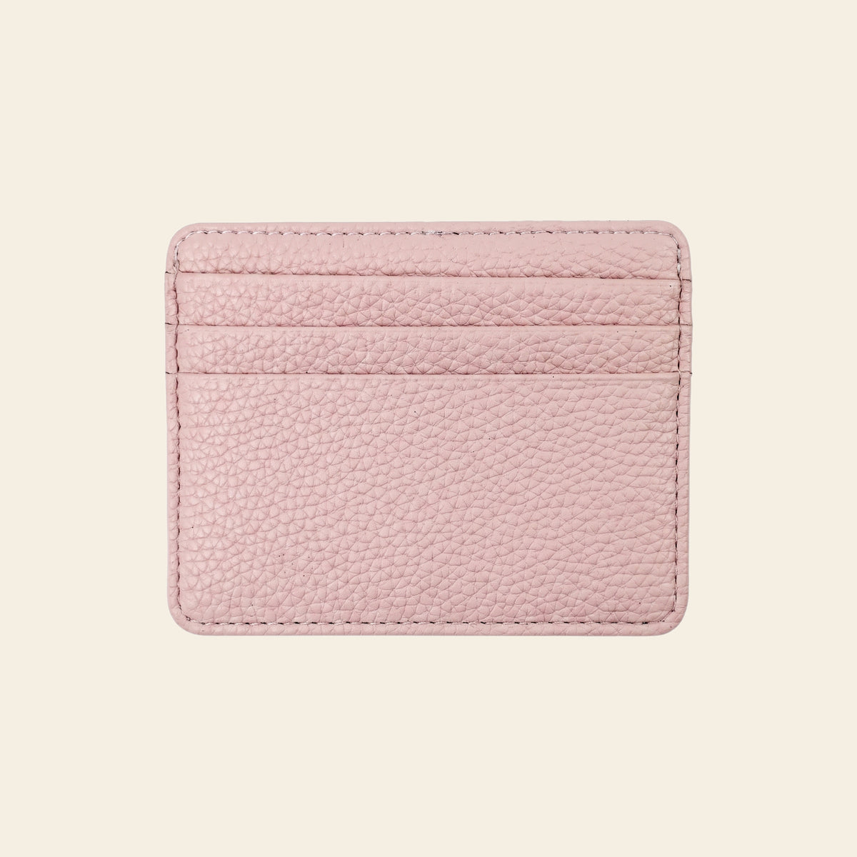 Porte-cartes en cuir simple extra plat