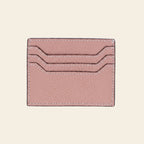 Porte-cartes en cuir plat zippé