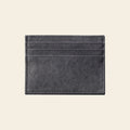 Porte-cartes en suède minimaliste