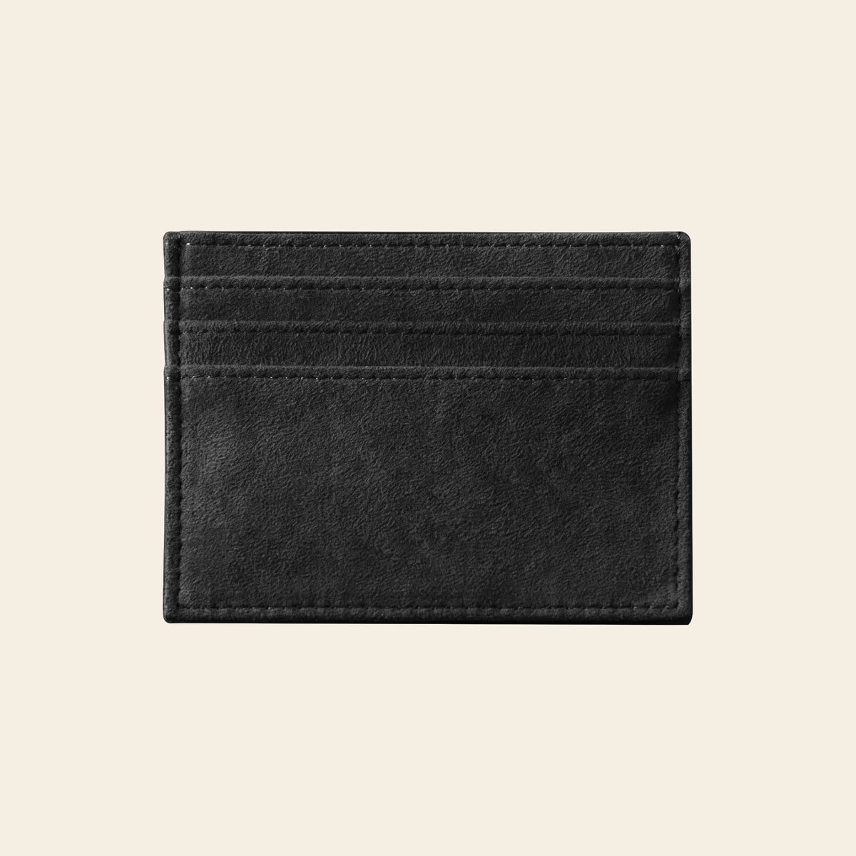 Porte-cartes en suède minimaliste
