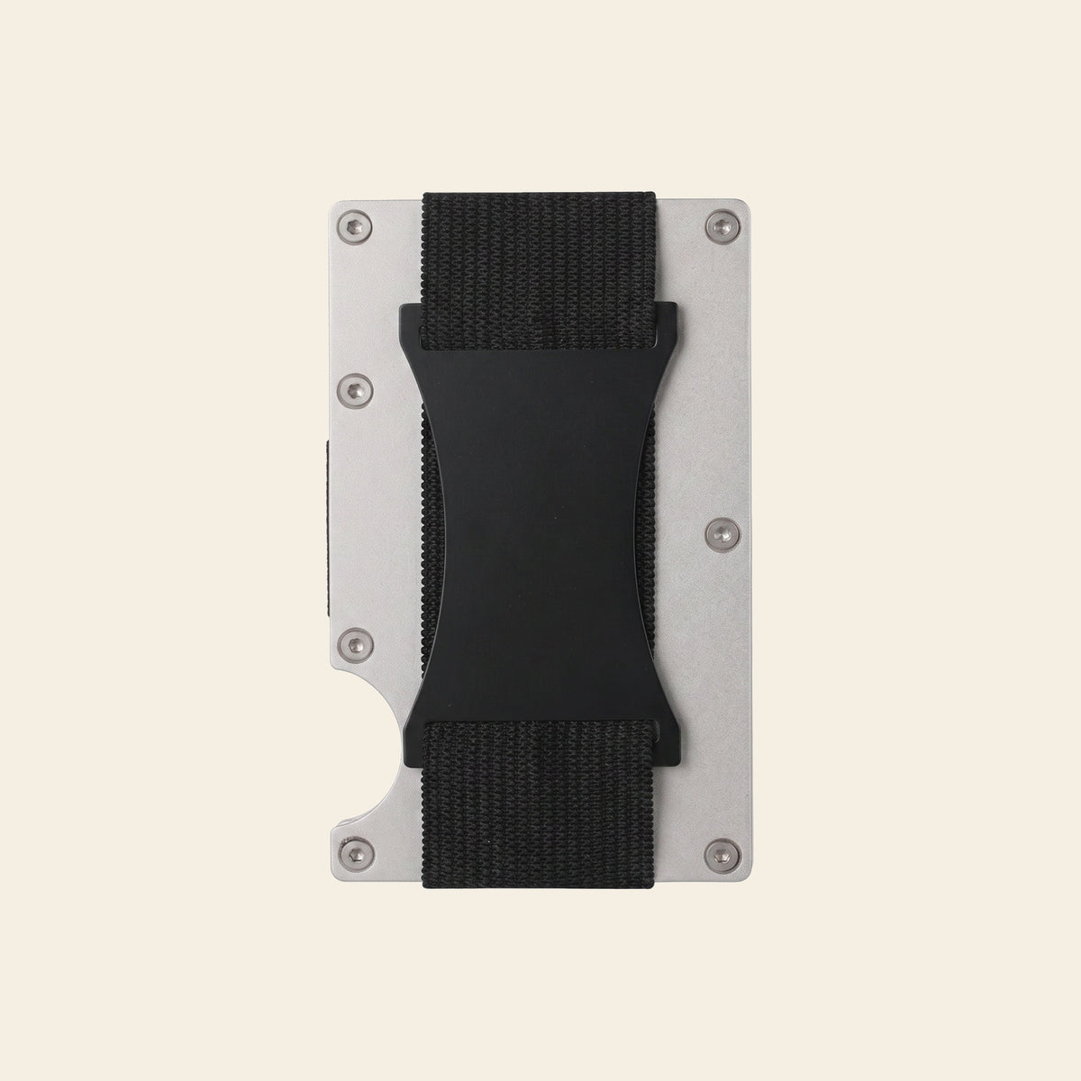 Porte-cartes en aluminium pour homme élastique automatique pop-up sécurisé anti-RFID