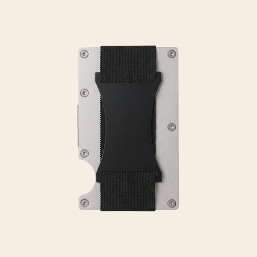 Porte-cartes en aluminium pour homme élastique automatique pop-up sécurisé anti-RFID