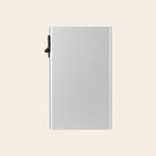Porte-cartes en aluminium pour homme fin automatique pop-up sécurisé anti-RFID