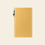 Porte-cartes en aluminium pour homme fin automatique pop-up sécurisé anti-RFID
