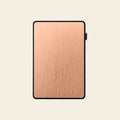 Porte-cartes en aluminium pour homme rigide automatique pop-up sécurisé anti-RFID