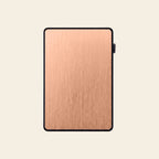 Porte-cartes en aluminium pour homme rigide automatique pop-up sécurisé anti-RFID