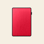 Porte-cartes en aluminium pour homme rigide automatique pop-up sécurisé anti-RFID