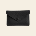 Porte-cartes en cuir luxe pour femme enveloppe