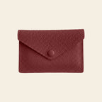 Porte-cartes en cuir luxe pour femme enveloppe