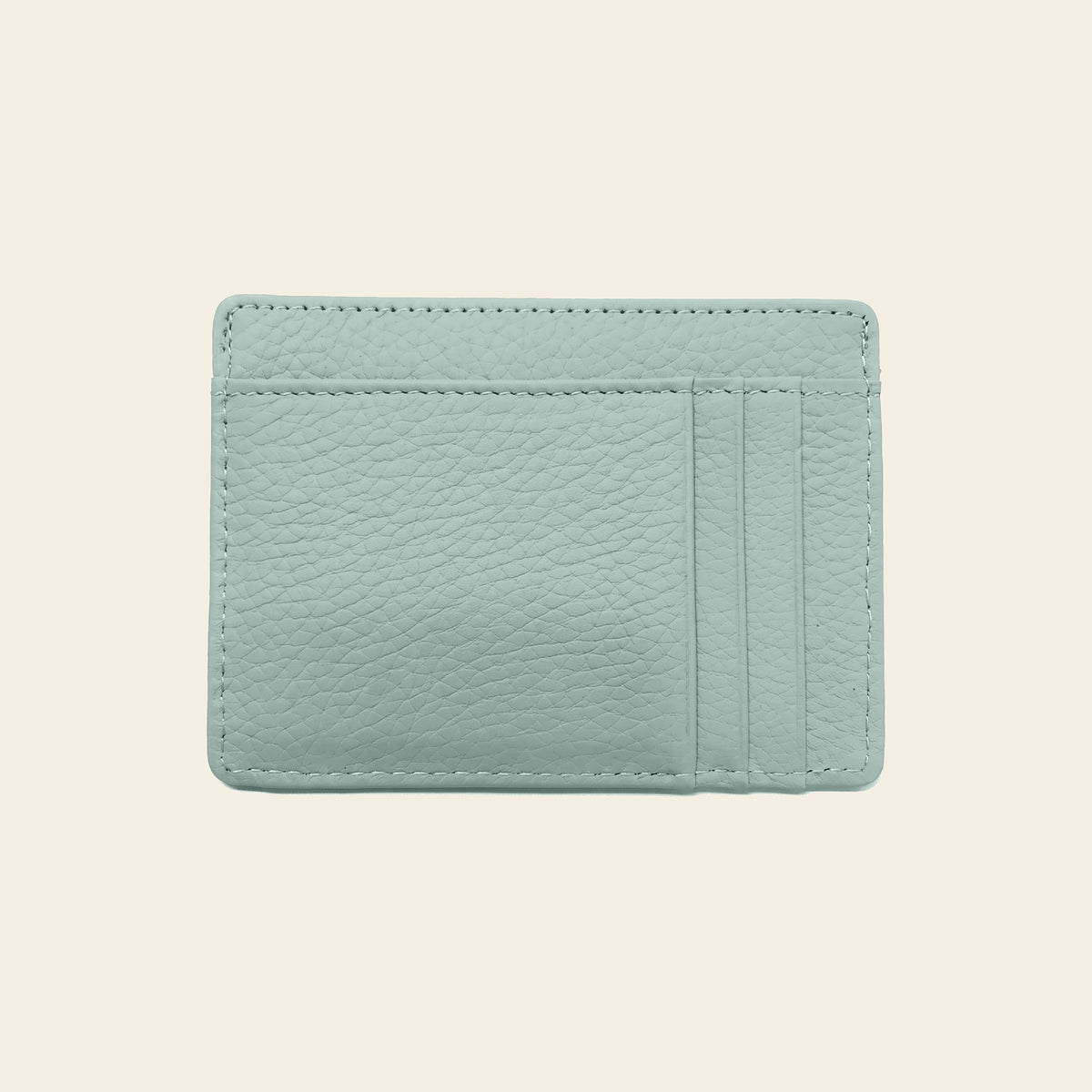 Porte-cartes en cuir luxe pour femme minimaliste fin