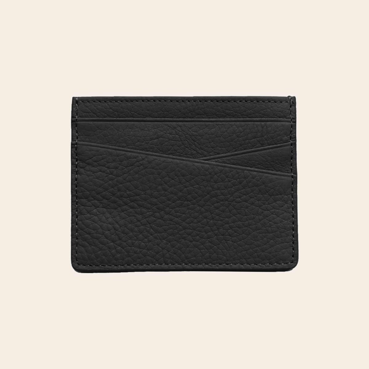 Porte-cartes en cuir luxe pour femme original plat