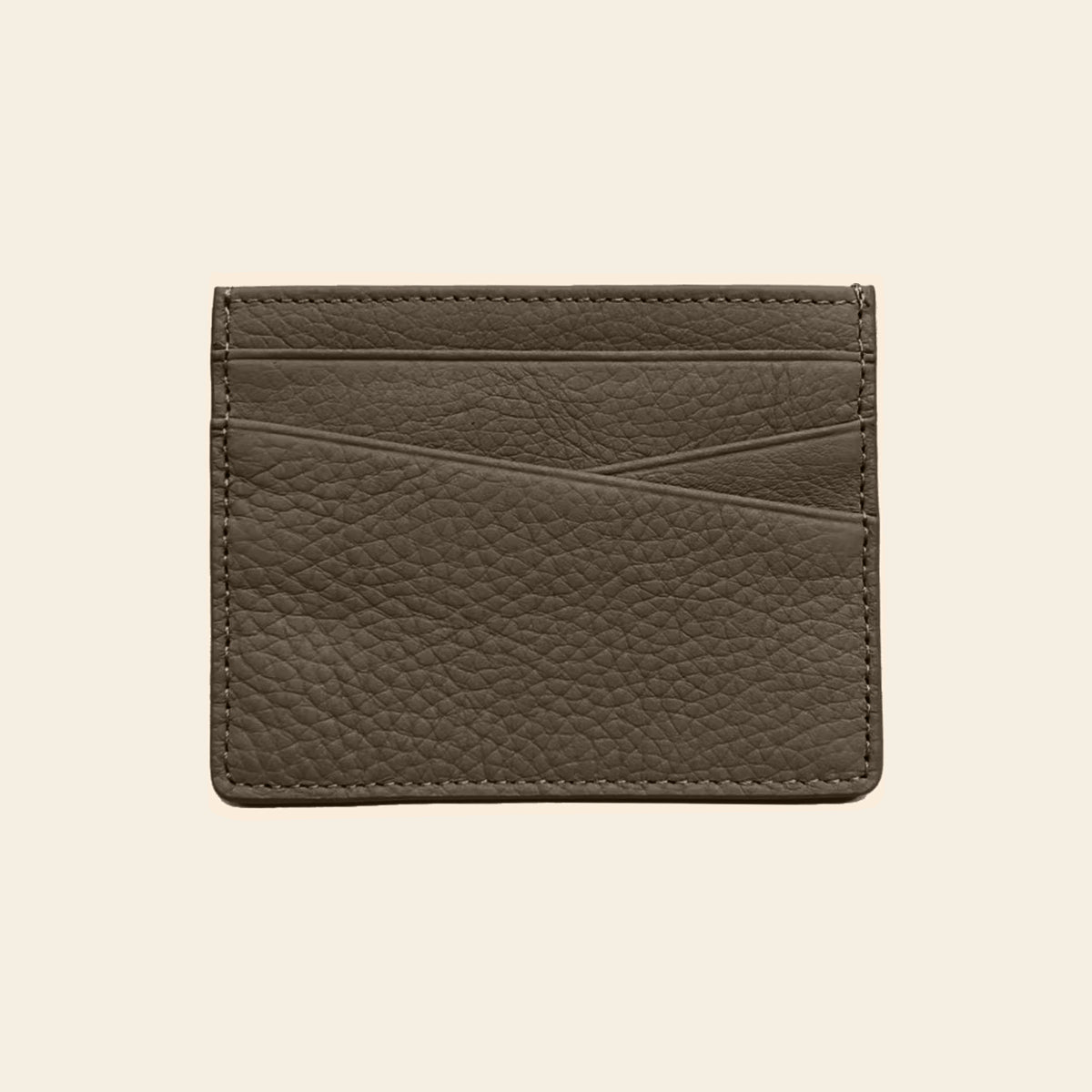 Porte-cartes en cuir luxe pour femme original plat