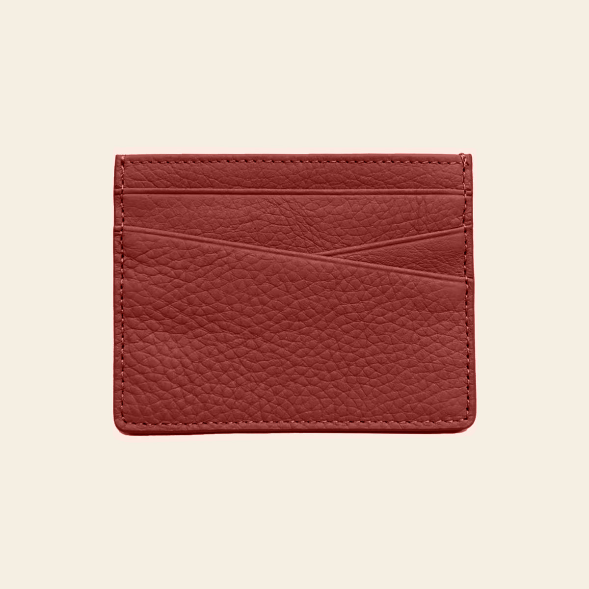 Porte-cartes en cuir luxe pour femme original plat