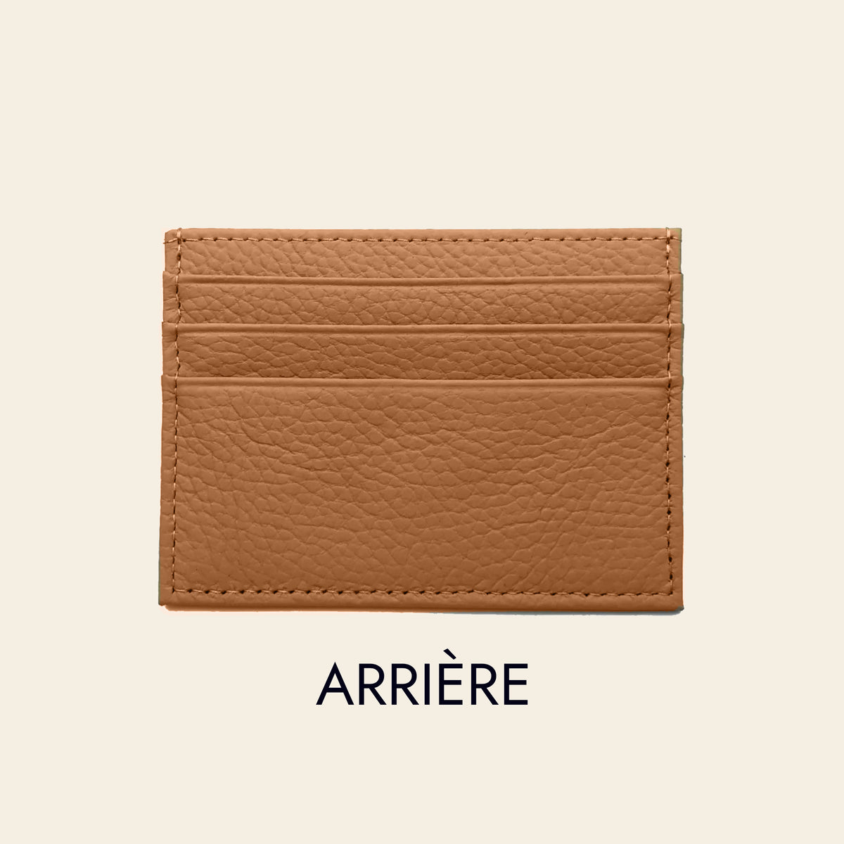 Porte-cartes en cuir luxe pour femme personnalisé initiales