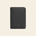 Porte-cartes en cuir luxe pour femme pliable 2 volets