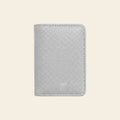 Porte-cartes en cuir luxe pour femme pliable 2 volets