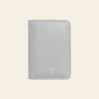 Porte-cartes en cuir luxe pour femme pliable 2 volets