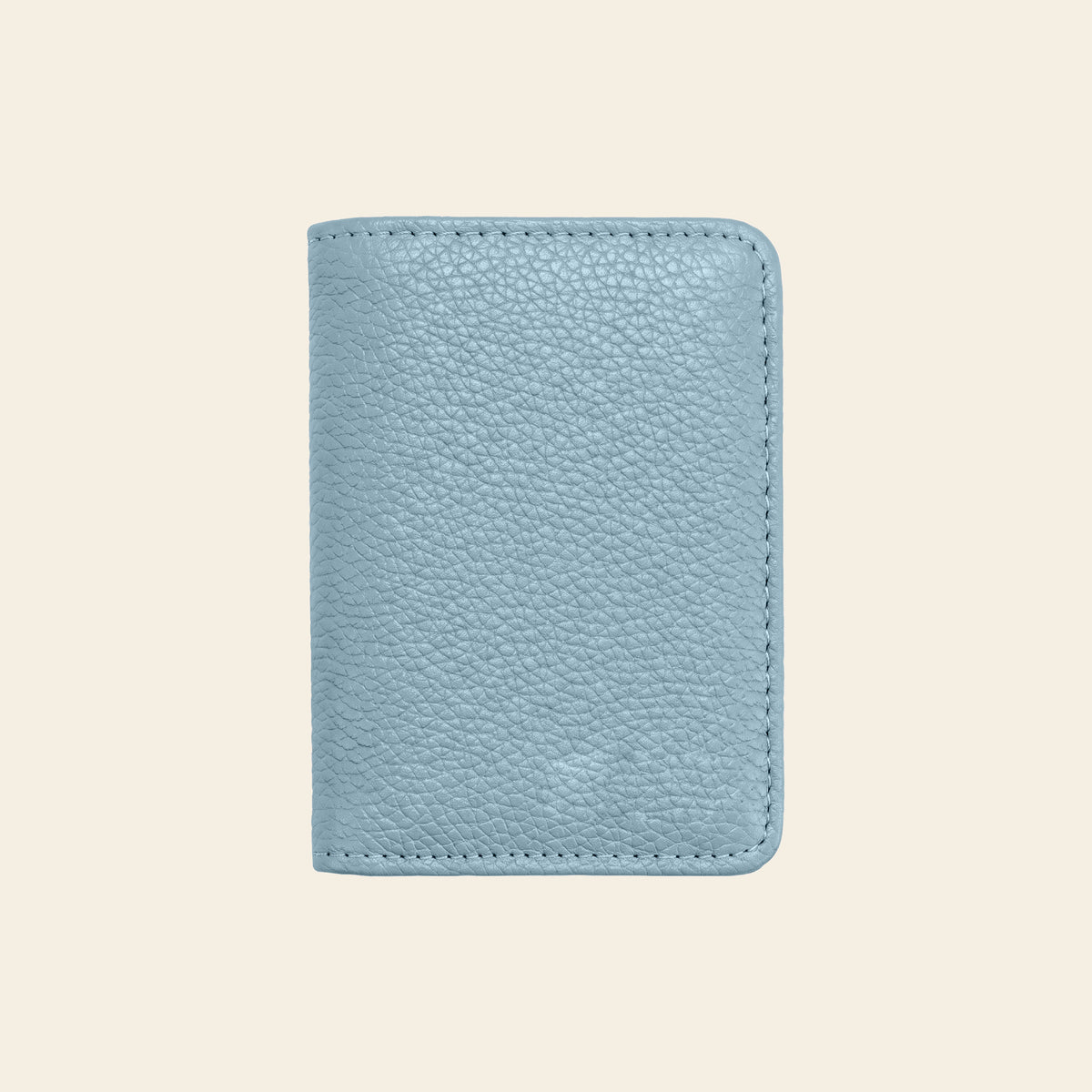 Porte-cartes en cuir luxe pour femme pliable 2 volets