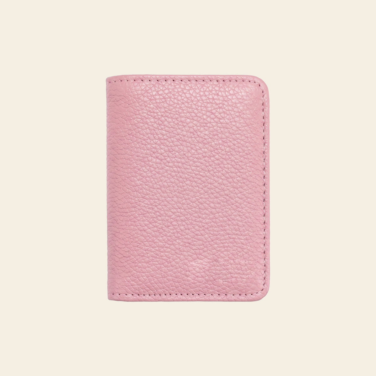 Porte-cartes en cuir luxe pour femme pliable 2 volets