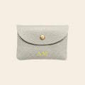 Porte-cartes en cuir luxe pour femme porte monnaie personnalisé initiales