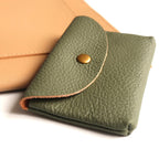 Porte-cartes en cuir luxe pour femme porte monnaie personnalisé initiales