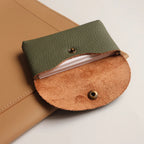 Porte-cartes en cuir luxe pour femme porte monnaie personnalisé initiales