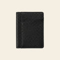 Porte-cartes en cuir luxe pour homme 2 volets fin