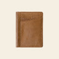 Porte-cartes en cuir luxe pour homme 2 volets fin