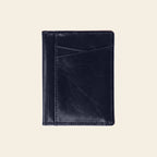Porte-cartes en cuir luxe pour homme 2 volets fin