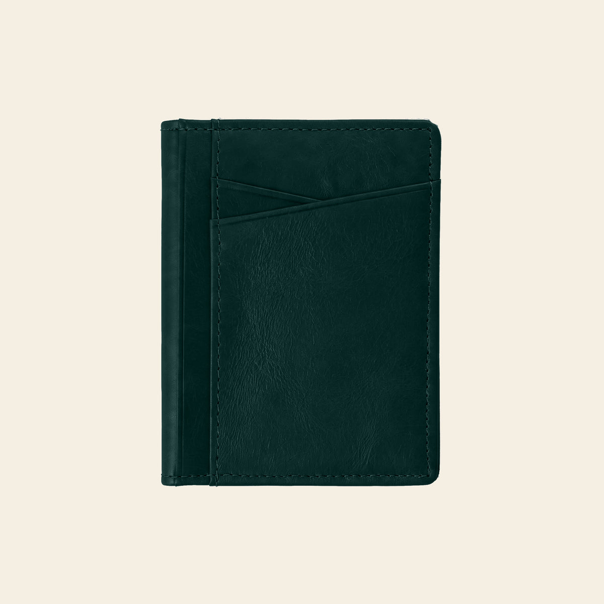 Porte-cartes en cuir luxe pour homme 2 volets fin