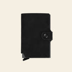 Porte-cartes en cuir luxe pour homme automatique pop-up sécurisé anti-RFID