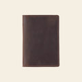 Porte-cartes en cuir luxe pour homme double pliable vertical