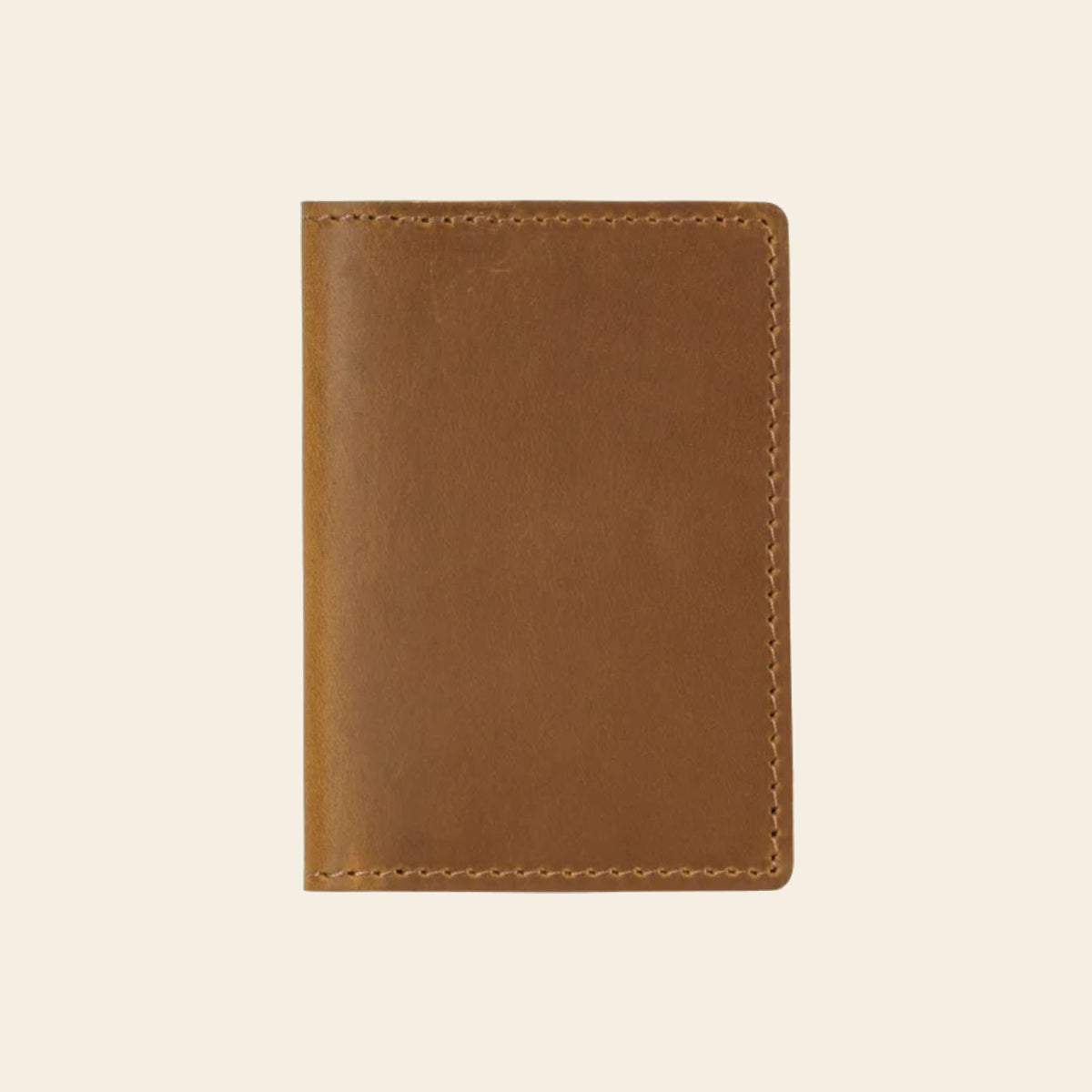 Porte-cartes en cuir luxe pour homme double pliable vertical