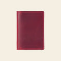 Porte-cartes en cuir luxe pour homme double pliable vertical