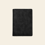 Porte-cartes en cuir luxe pour homme grand format pliable