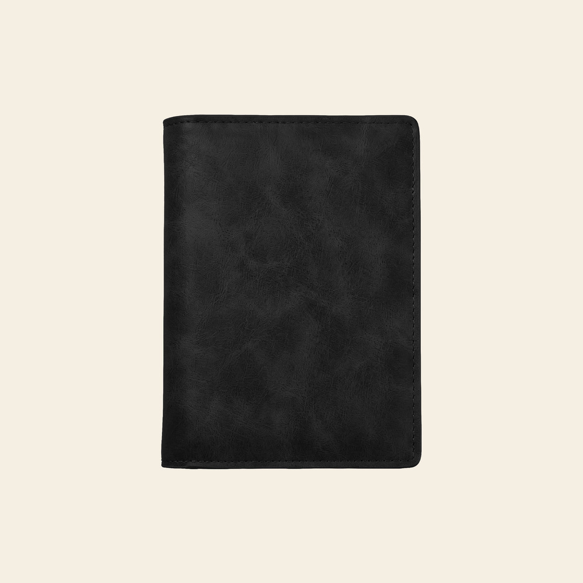 Porte-cartes en cuir luxe pour homme grand format pliable