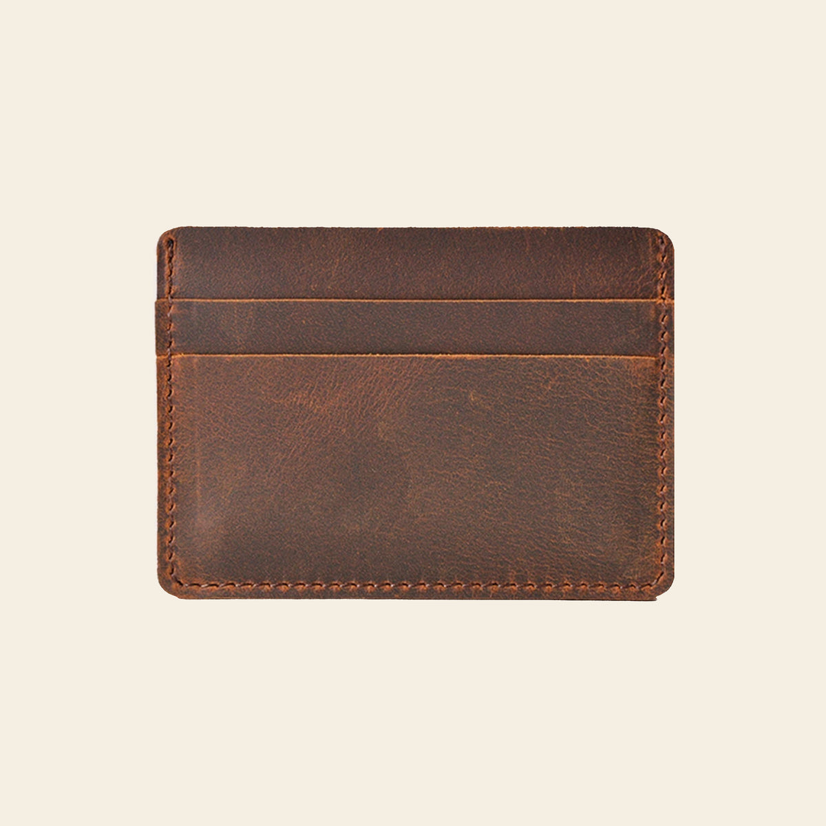 Porte-cartes en cuir luxe pour homme mini minimaliste