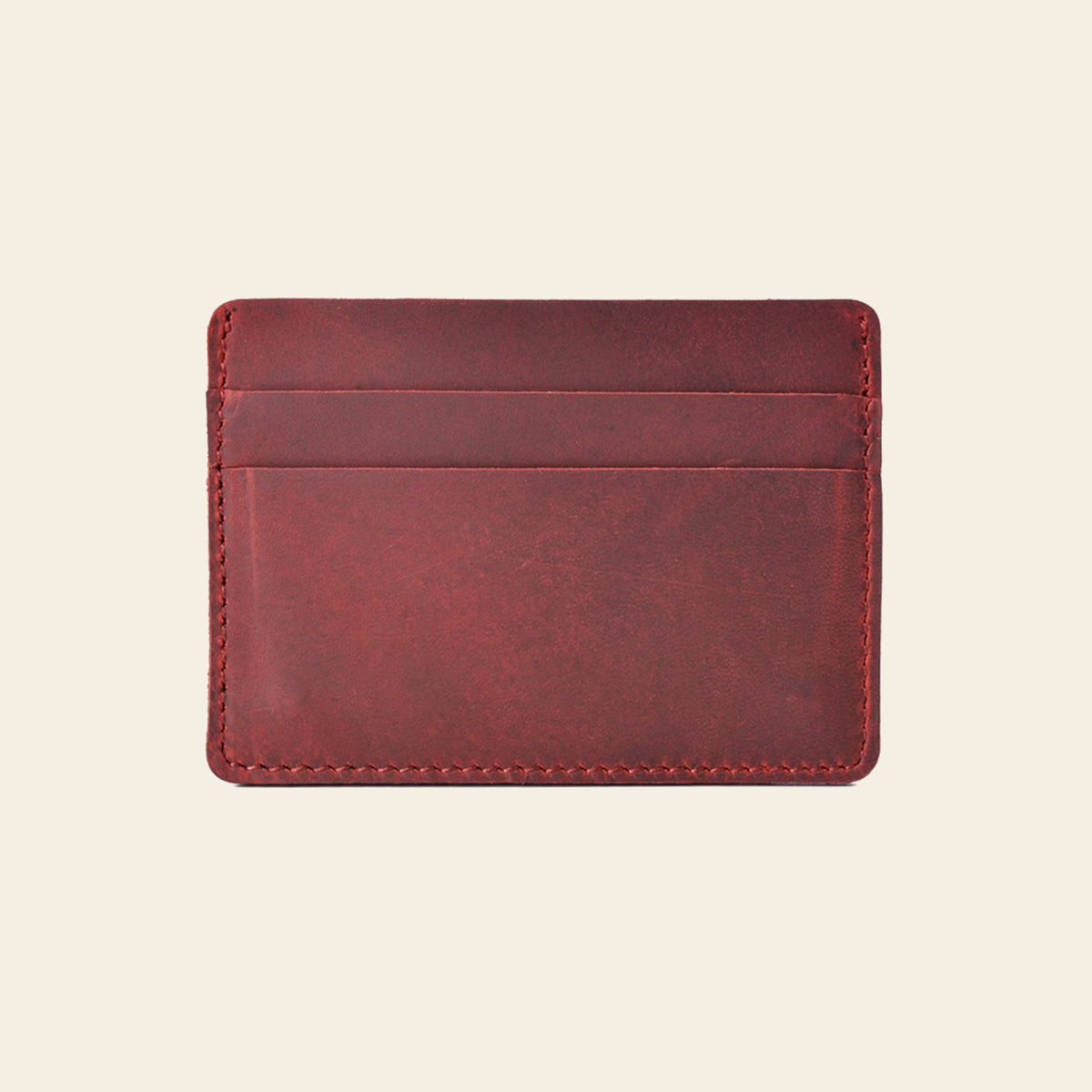 Porte-cartes en cuir luxe pour homme mini minimaliste