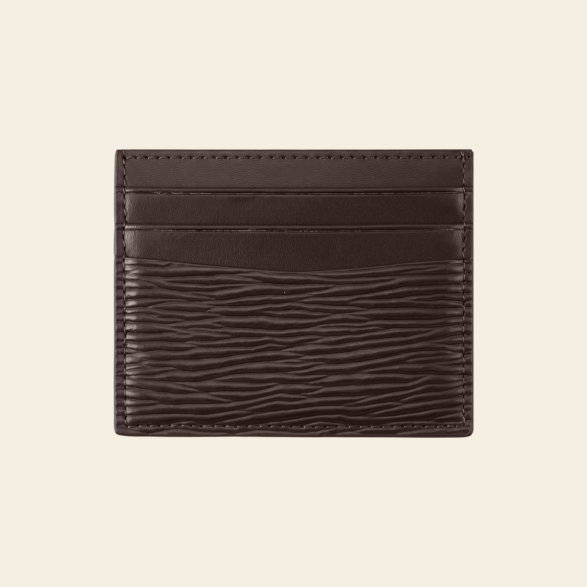 Porte-cartes en cuir luxe pour homme minimaliste fin