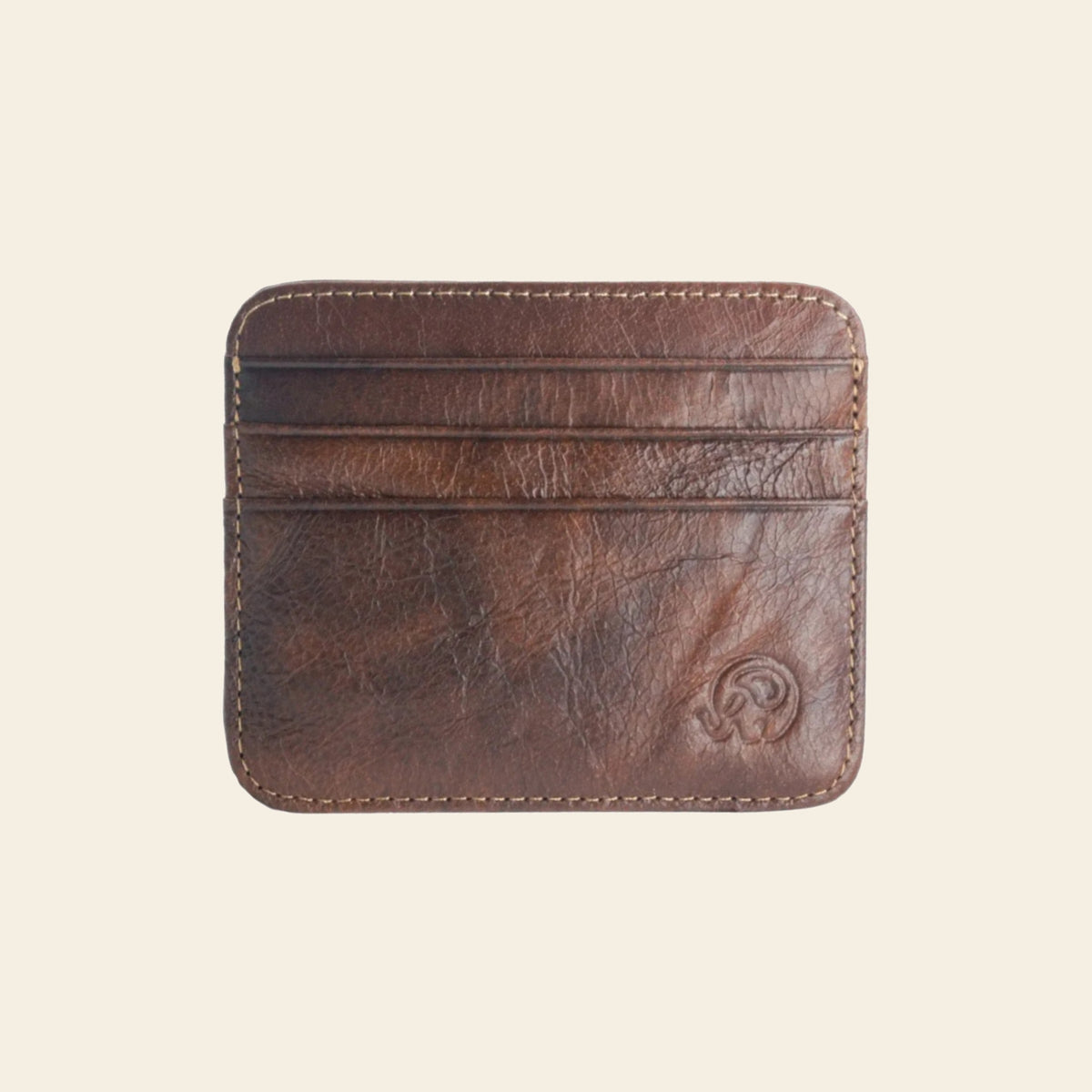 Porte-cartes en cuir luxe pour homme minimaliste vintage