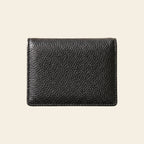Porte-cartes en cuir luxe pour homme pliable compact