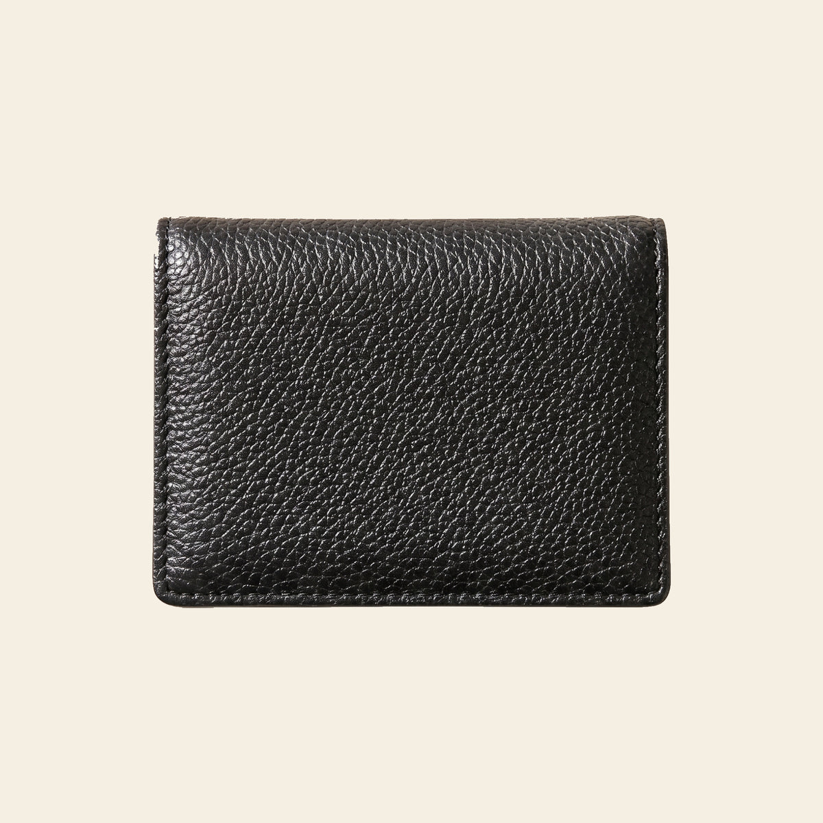 Porte-cartes en cuir luxe pour homme pliable compact