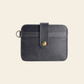 Porte-cartes en cuir luxe pour homme simple compact porte clé