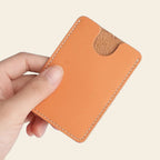 Porte-cartes en cuir luxe pour homme ultra fin extra plat