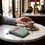 Porte-cartes en cuir luxe pour homme zippé porte monnaie porte clé