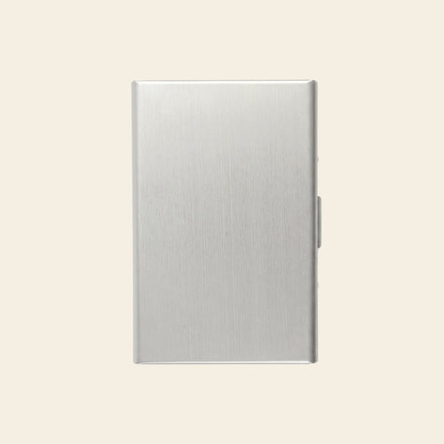 Porte-cartes métallique pour homme rigide anti-piratage automatique pop-up sécurisé anti-RFID