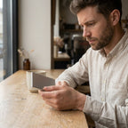 Porte-cartes métallique pour homme rigide anti-piratage automatique pop-up sécurisé anti-RFID