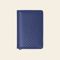 Porte-cartes pour homme carbone pliable automatique pop-up sécurisé anti-RFID