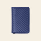 Porte-cartes pour homme carbone pliable automatique pop-up sécurisé anti-RFID