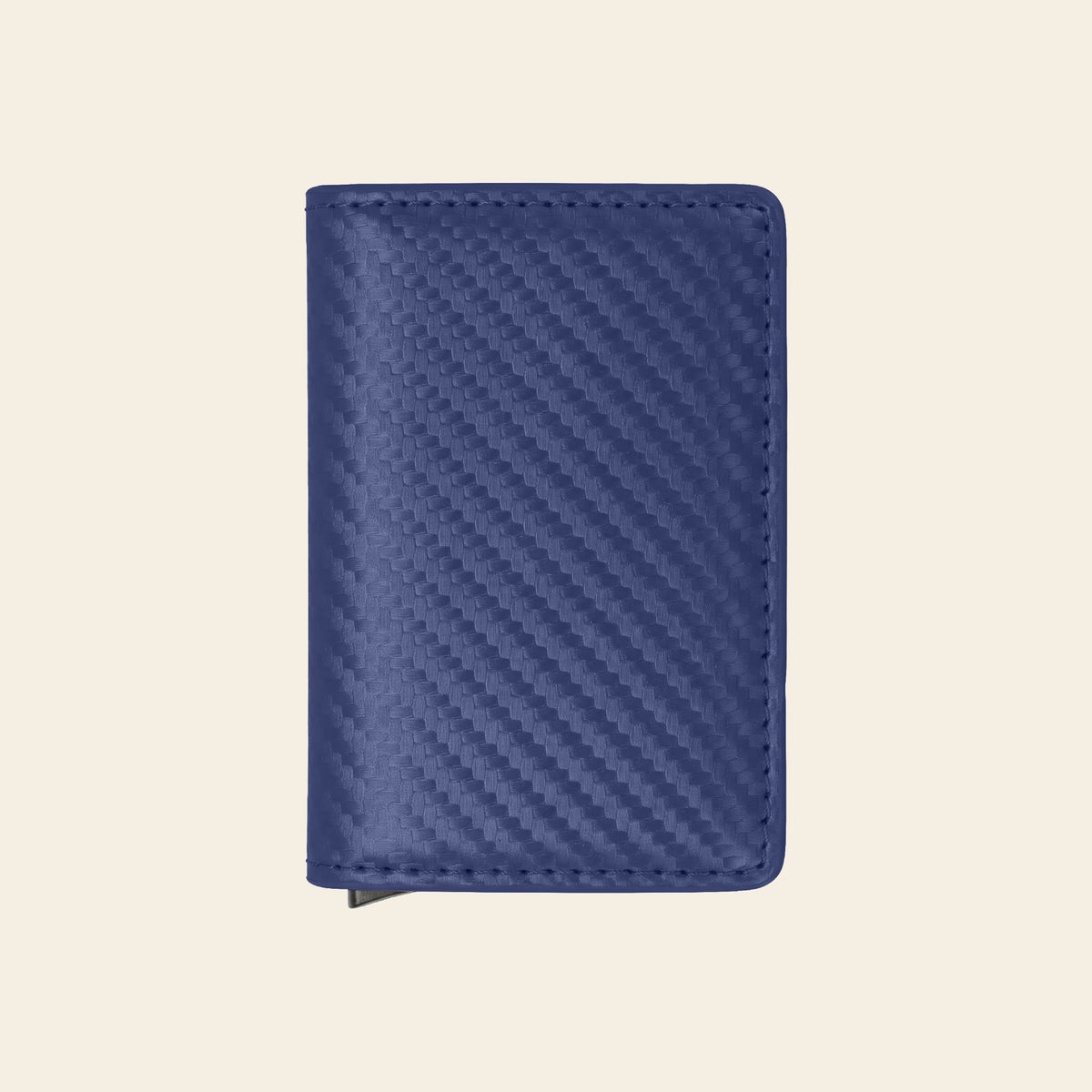 Porte-cartes pour homme carbone pliable automatique pop-up sécurisé anti-RFID